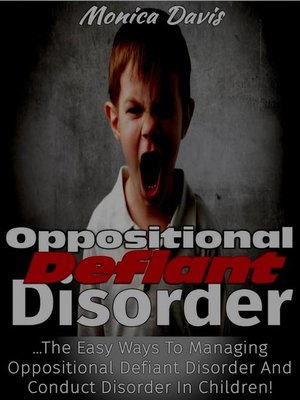 cover image of Oppositional Defiant Disorder